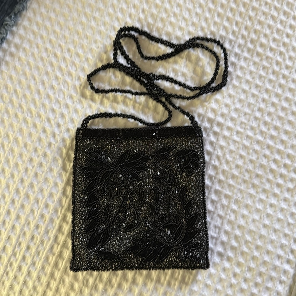 Vintage Beaded Shoulder Evening Bag